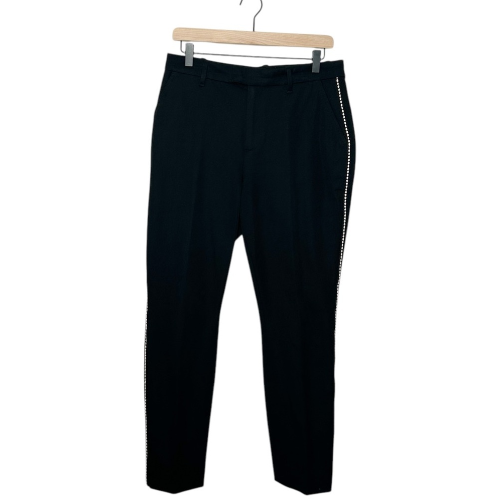 GAP Womens Skinny Ankle High Rise Business Casual Black Trouser Pants 10‎